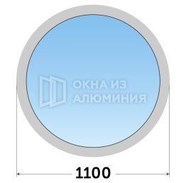 Алюминиевое остекление круглое AL-941